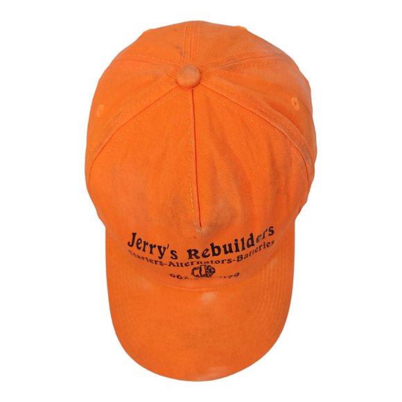 Otto Hunter Orange Jerrys Rebuilders Snapback Cap Trucker Baseball Hat - Picture 5 of 12